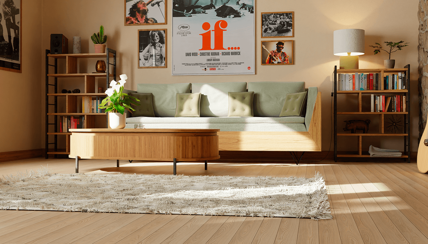 Conception 3D architecture d'intérieur