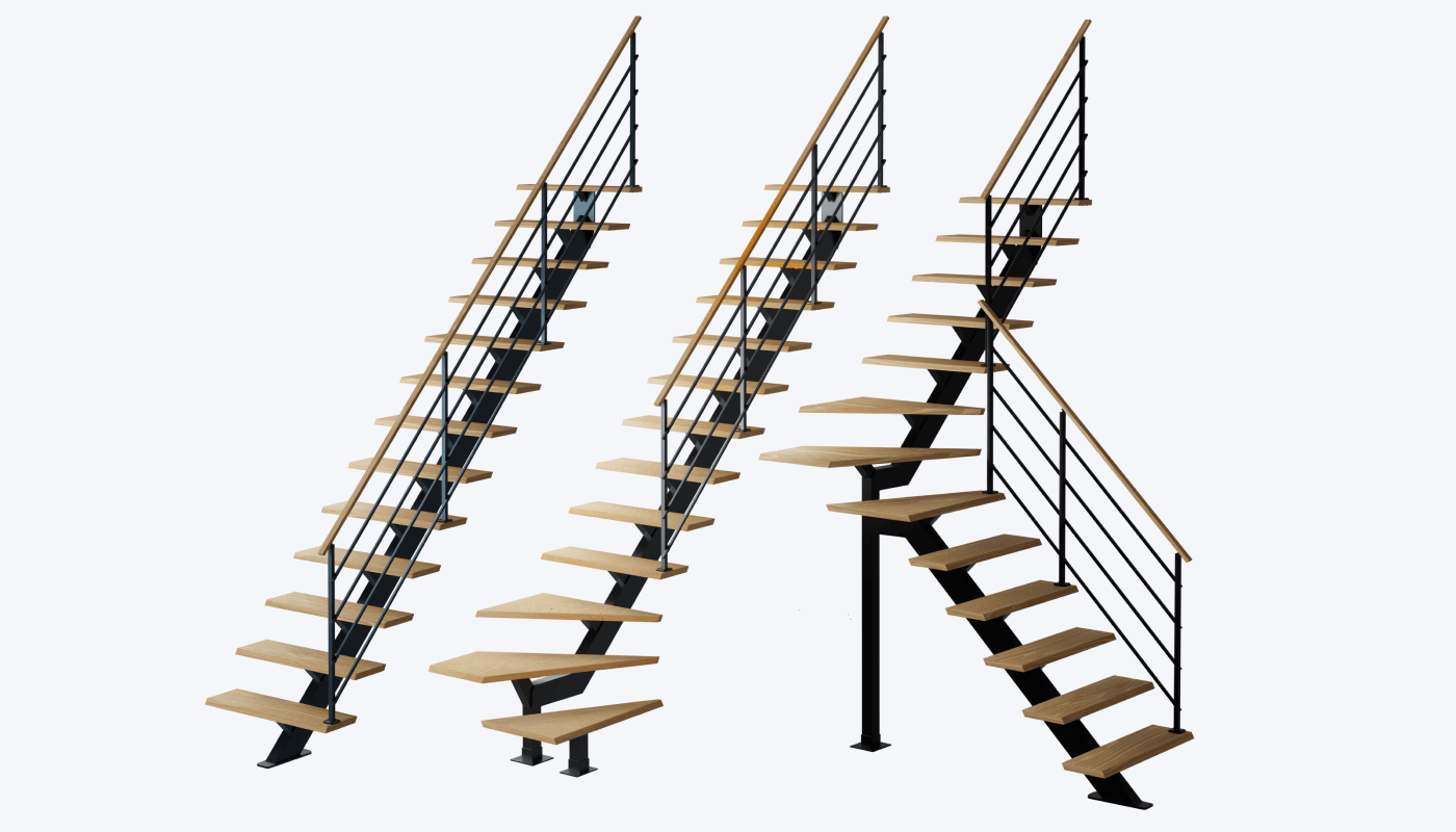 Design et conception Packshot 3D Escaliers Design et conception Packshot 3D Escaliers