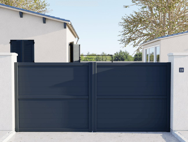 Conception 3D portail coulissant Conception 3D portail coulissant