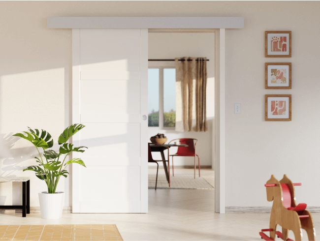 Création de visuel d'ambiance 3D porte coulissante Création de visuel d'ambiance 3D porte coulissante